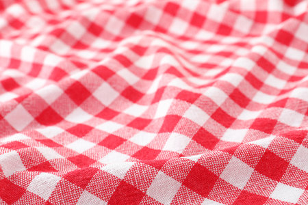 Texture of textile table napkin, closeup viewの写真素材
