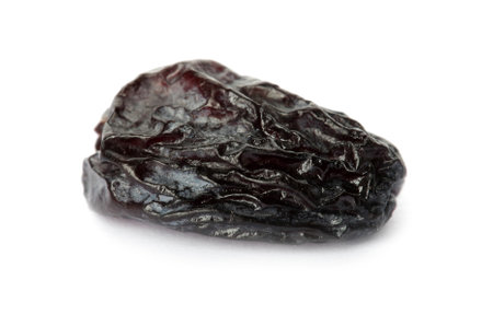 Tasty raisin on white background. Healthy dried fruits