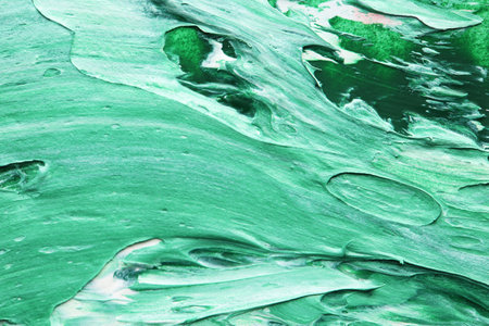 Bright paint strokes drawn with brush as abstract background
