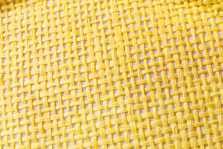 Color wicker woven texture as background, closeupの写真素材