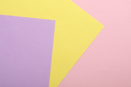 Colorful paper sheets as background, top viewの写真素材