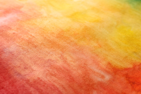 Abstract colorful background, close up. Painted sheet of paperの写真素材