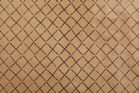 Color paper sheet with stylish pattern as background, top viewの写真素材
