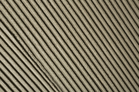 Lined gray concrete as background, top view. Tile installationの写真素材