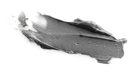 Sample of facial mask isolated on white, top viewの写真素材