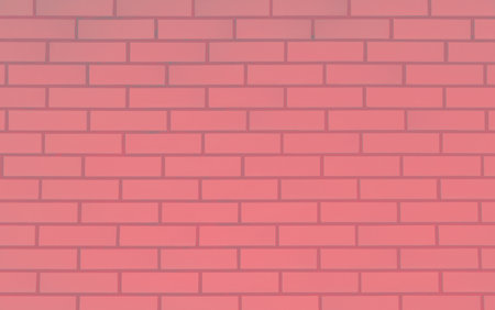 Texture of salmon color brick wall as background