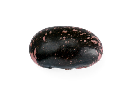 Dry kidney bean isolated on white, top view
