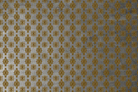 Light gray wallpaper with beautiful pattern as backgroundの写真素材