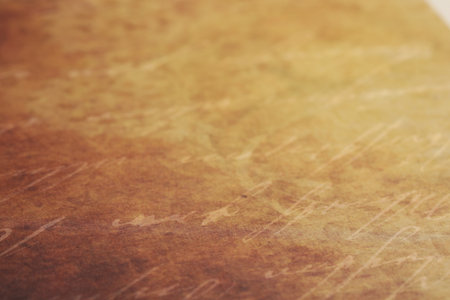 Texture of parchment paper as background, closeupの写真素材