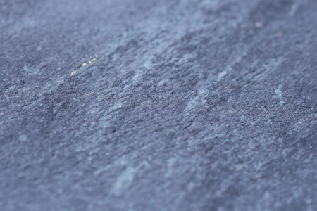 Texture of black marble surface as background, macro viewの写真素材