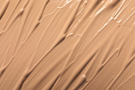 Texture of skin foundation as background, closeupの写真素材