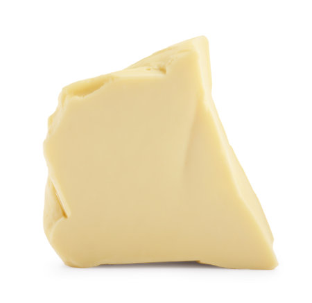 Piece of tasty chocolate isolated on whiteの写真素材