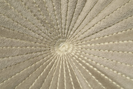 Texture of beige fabric as background, top viewの写真素材