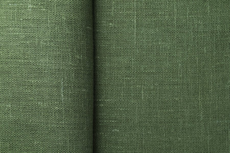 Texture of green fabric as background, top viewの写真素材