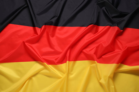 Flag of Germany as background, top view. National symbolの写真素材