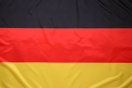 Flag of Germany as background, top view. National symbolの写真素材