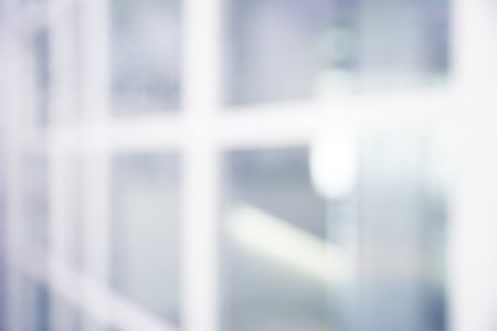 Office interior. Blurred view of comfortable workspaceの写真素材