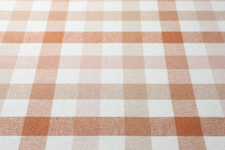 Texture of checkered fabric as background, closeupの写真素材