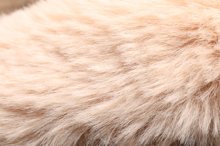 Texture of faux fur as background, closeup