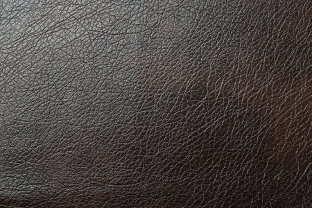 Texture of brown leather as background, top viewの写真素材