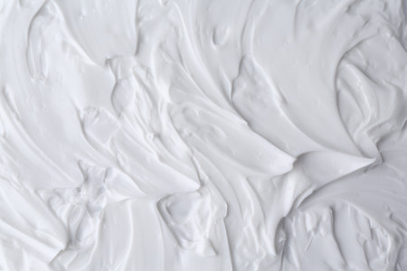 Texture of body care cream as background, top viewの写真素材