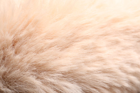 Texture of faux fur as background, closeupの写真素材