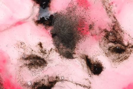 Sample of bacteria culture as background, macro viewの写真素材