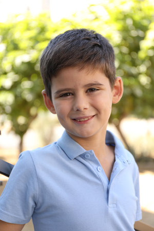 Portrait outdoors with natural background