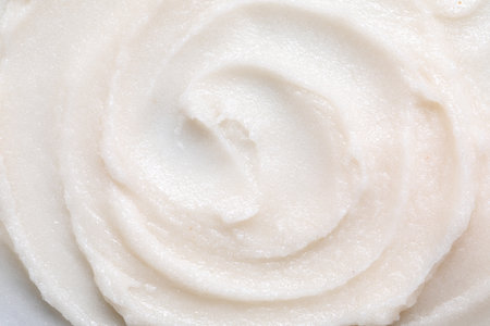 Natural body scrub as background, top viewの写真素材