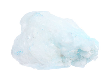 Beautiful crystal isolated on white. Natural gemstoneの写真素材