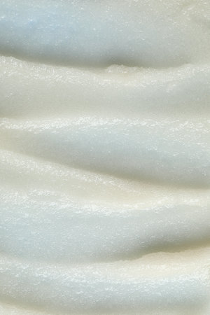 Sample of natural body scrub as background, top viewの写真素材