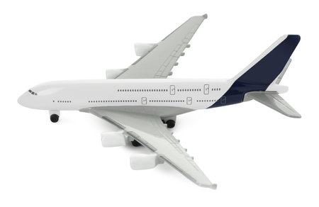 One model of plane isolated on white
