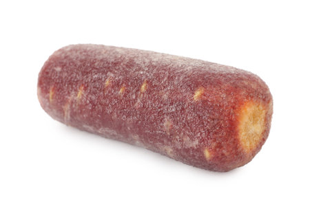 One fresh baby carrot isolated on white.の写真素材