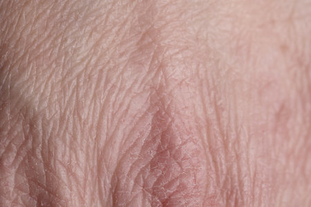 Texture of dry skin as background, closeupの写真素材