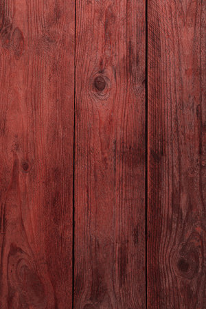 Texture of red wooden surface as background, closeupの写真素材