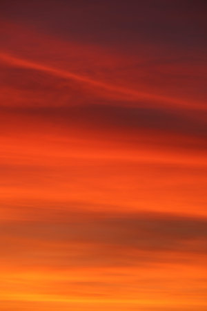 Picturesque view of beautiful sky at sunset
