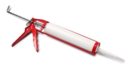 One glue gun isolated on white, top viewの写真素材