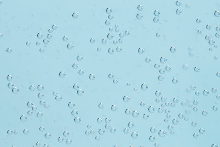 Refreshing soda water as background, closeup view