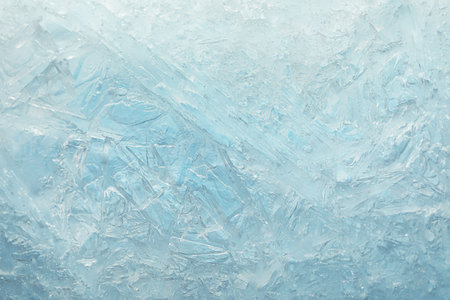 Texture of clear ice as background, closeup