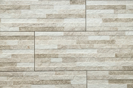 Texture of tiles with beautiful pattern as background, top view