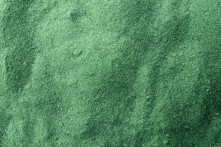 Green onion powder as background, top viewの写真素材