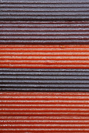 Delicious fruit leather as background, top view