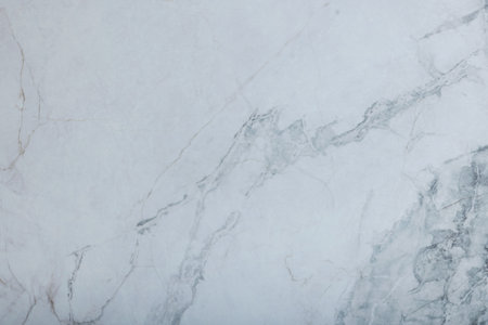 Texture of white marble surface as background, top viewの写真素材