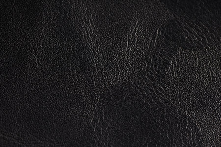 Texture of natural leather as background, closeup