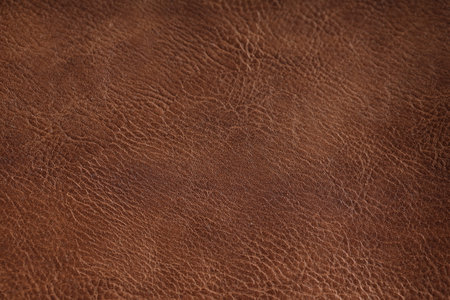 Texture of natural leather as background, closeup