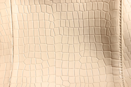 Texture of natural leather as background, top viewの写真素材