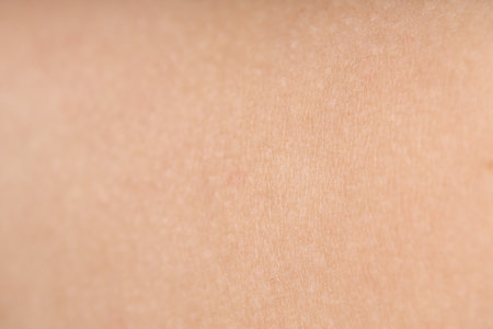 Texture of normal skin as background, closeupの写真素材