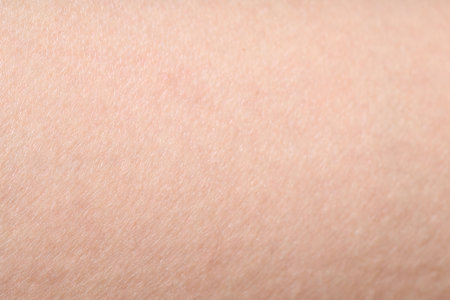 Texture of normal skin as background, closeupの写真素材