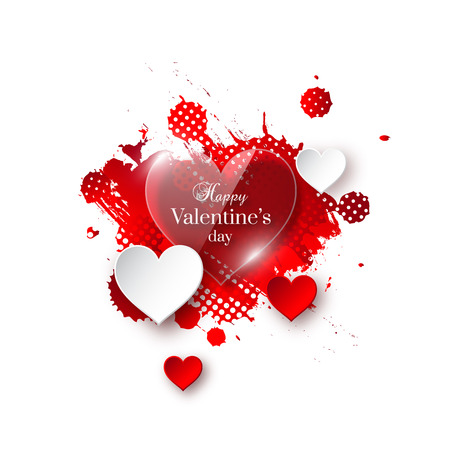 Valentines day backgroundのイラスト素材