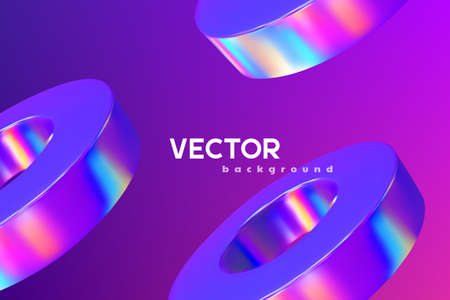 3d render primitives background.のイラスト素材